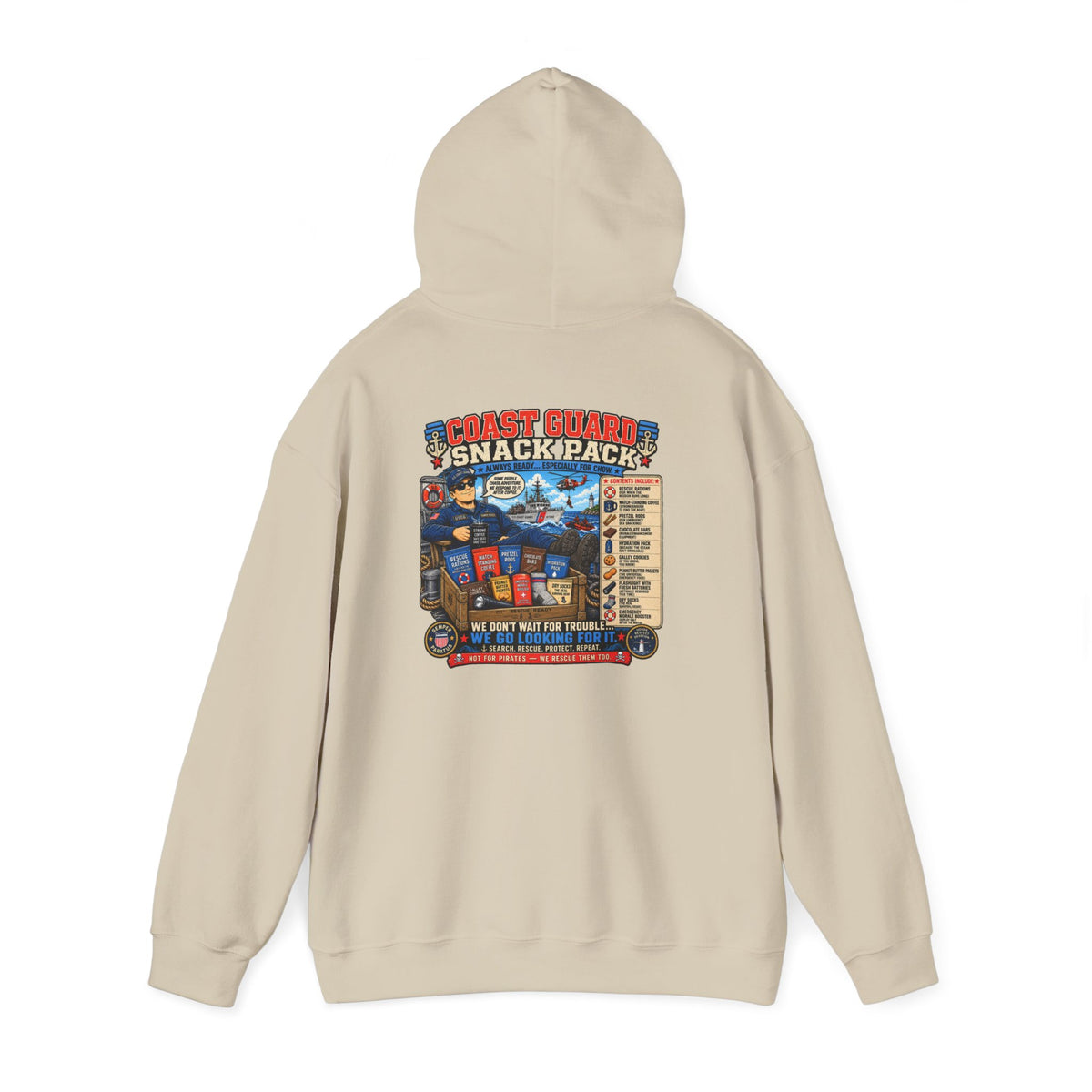Coastguard Snack Pack Vintage Pullover