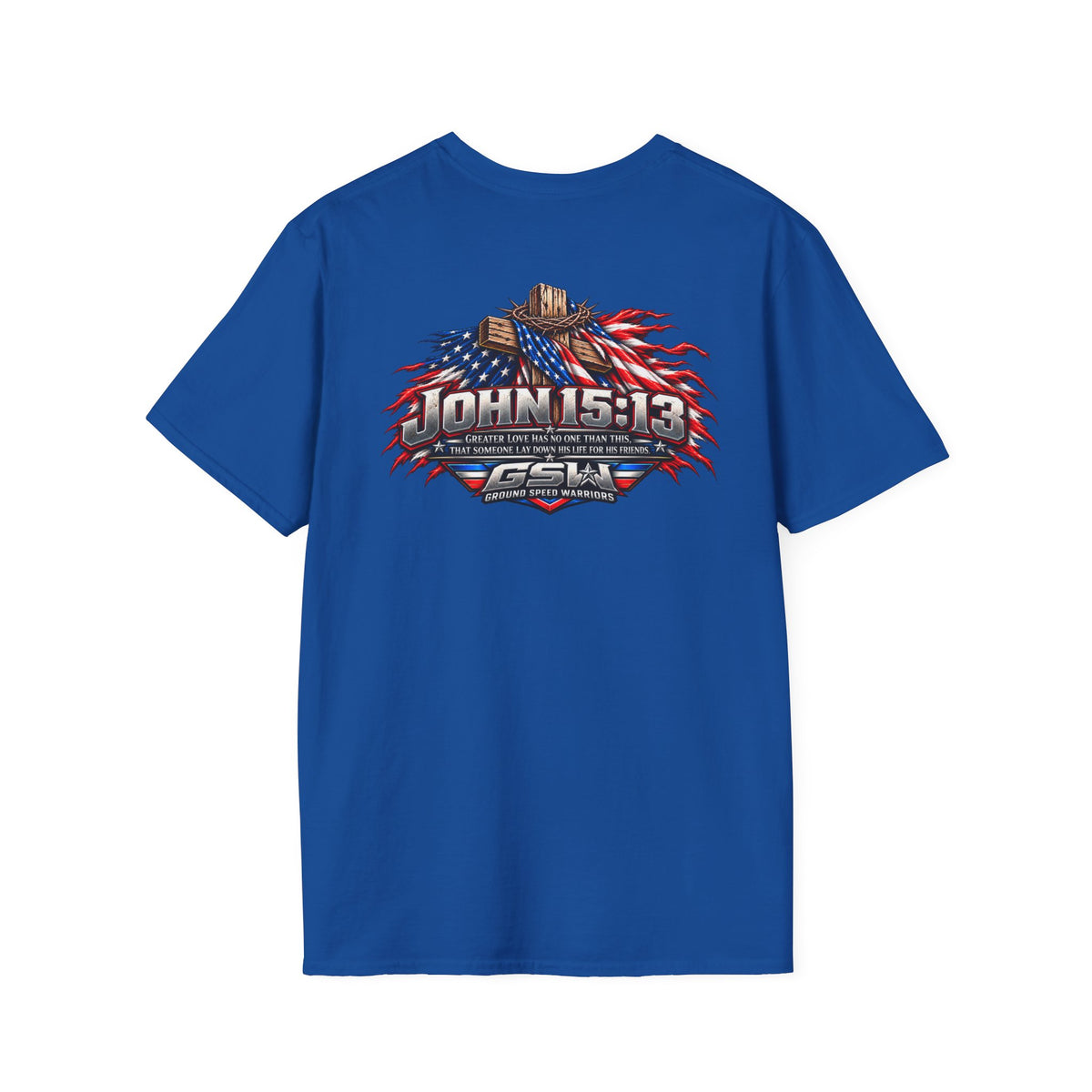 John 15:13 Christian Cross T-Shirt