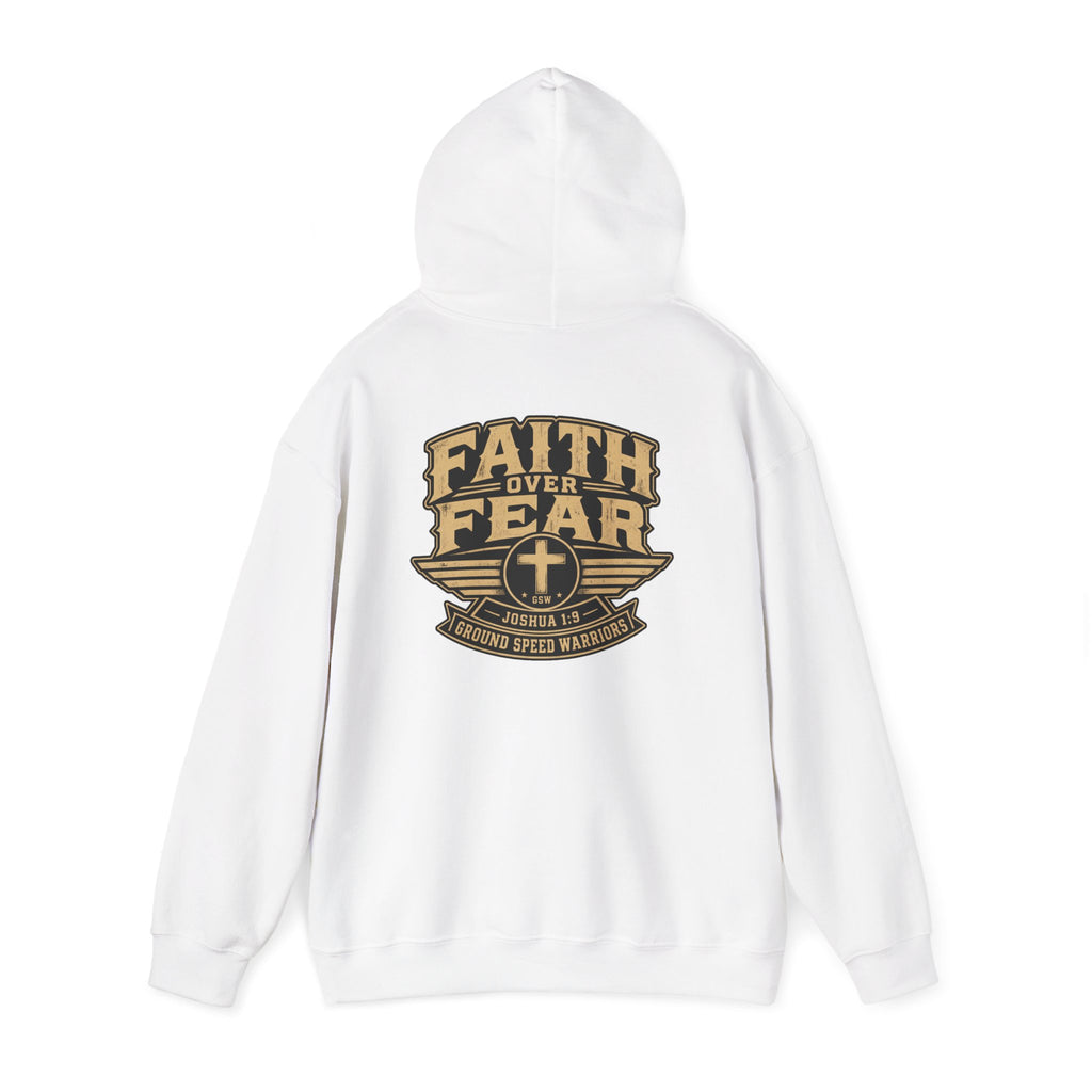 Faith Over Fear Christian Pullover Hoodie