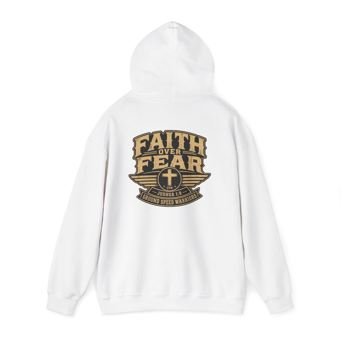 Faith Over Fear Christian Pullover Hoodie