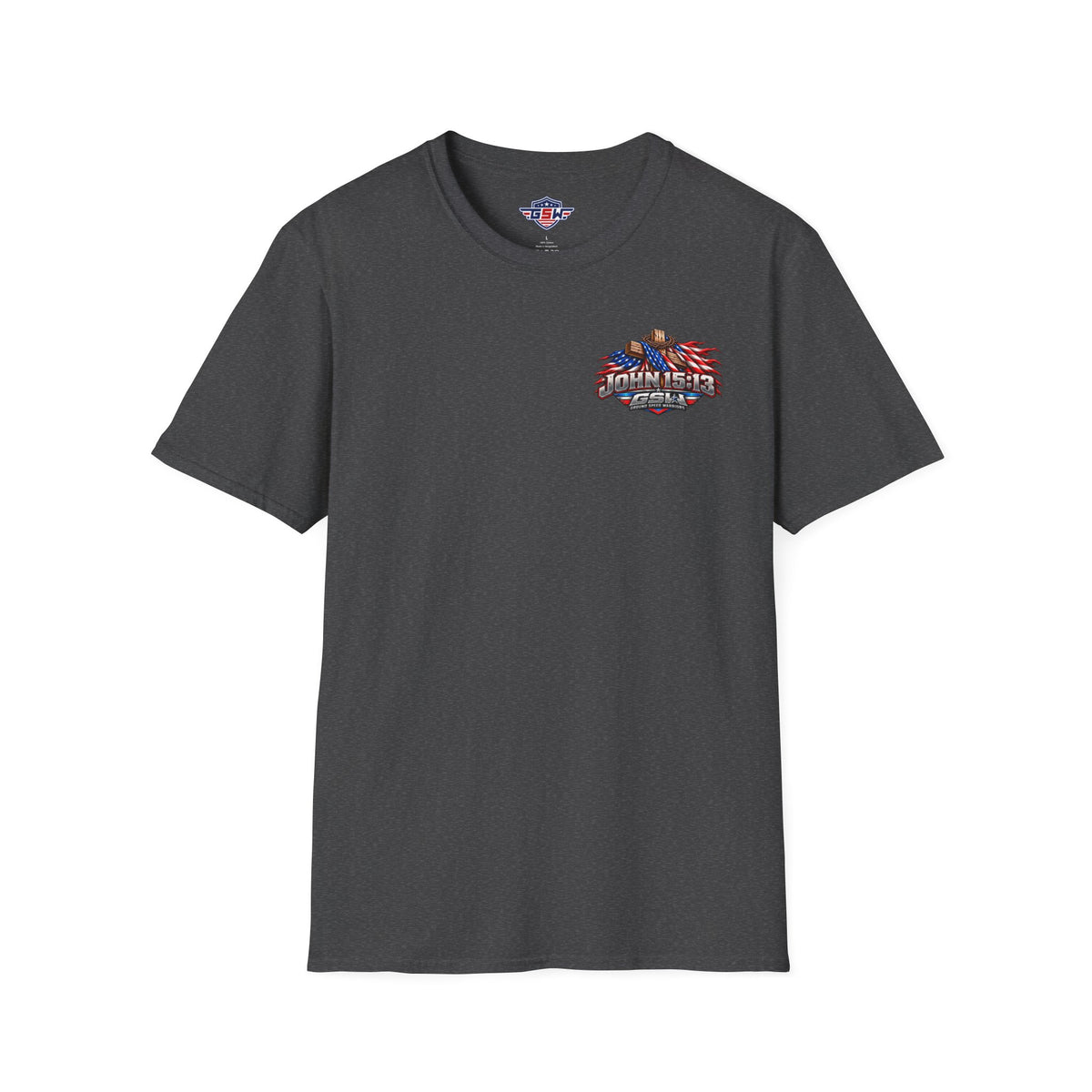 John 15:13 Christian Cross T-Shirt