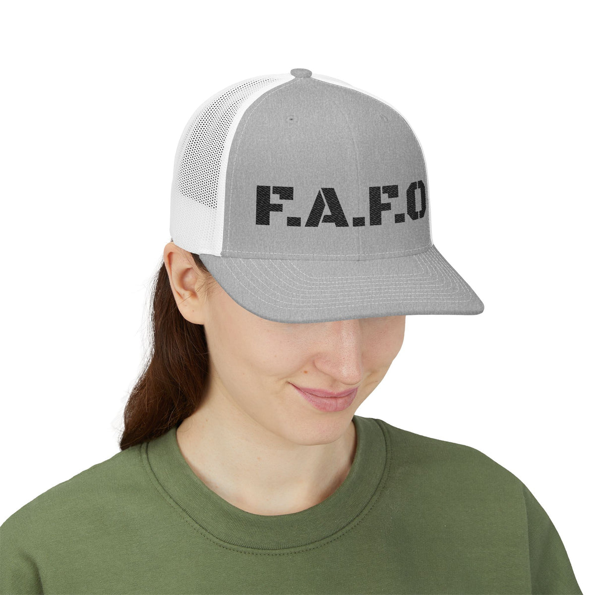 Trucker Cap — F.A.F.O. Distressed Logo Snapback