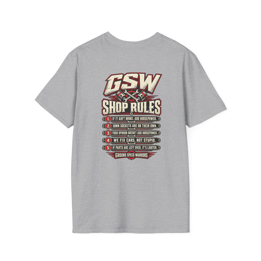 GSW Shop Rules Graphic T-Shirt