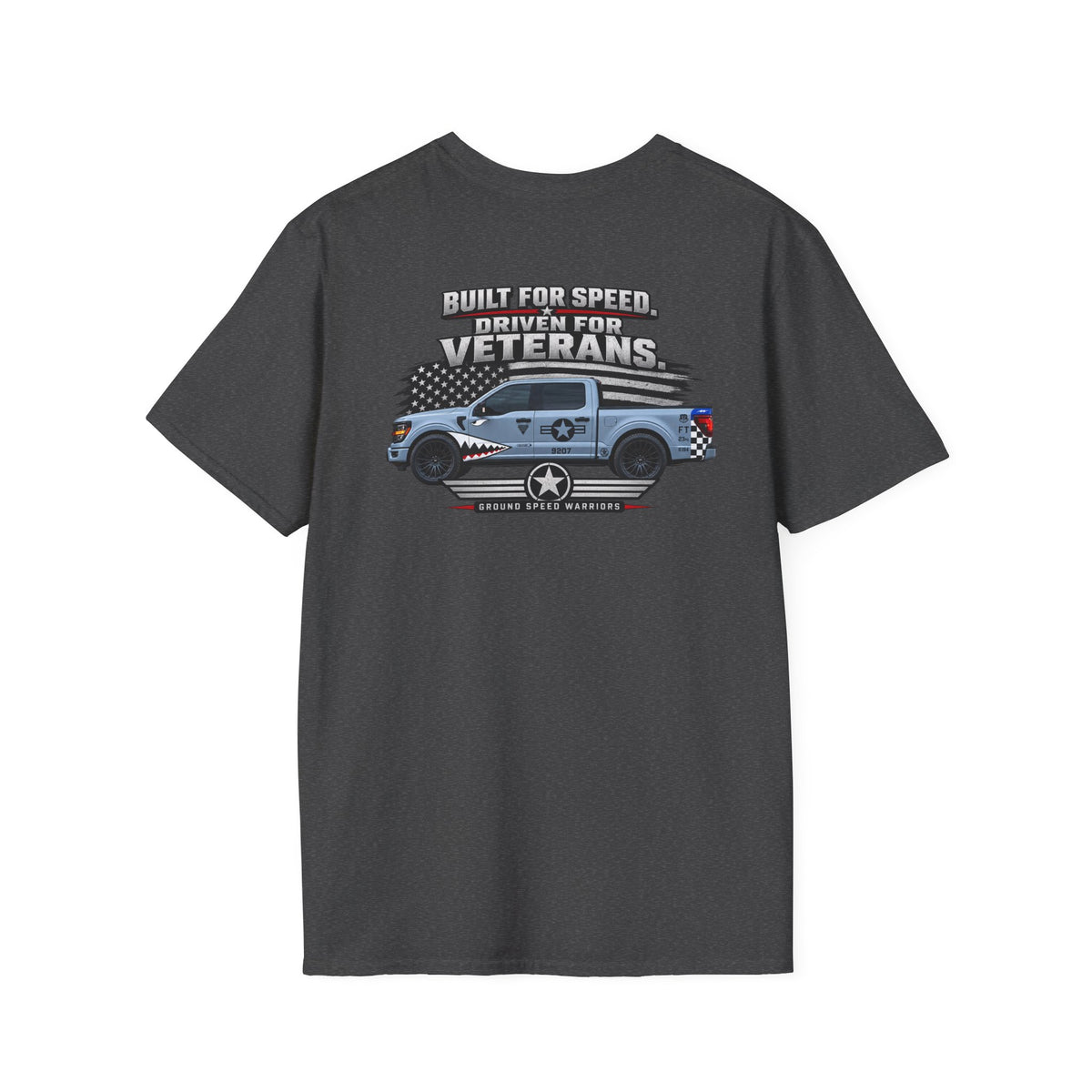 Built for Speed T-Shirt — Vintage Military Star Graphic Tee