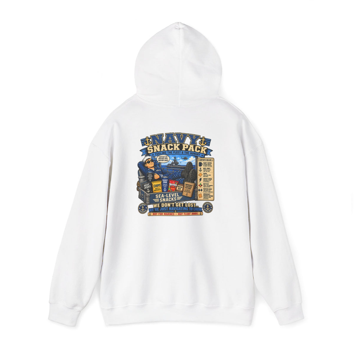 Navy Snack Pack Hoodie