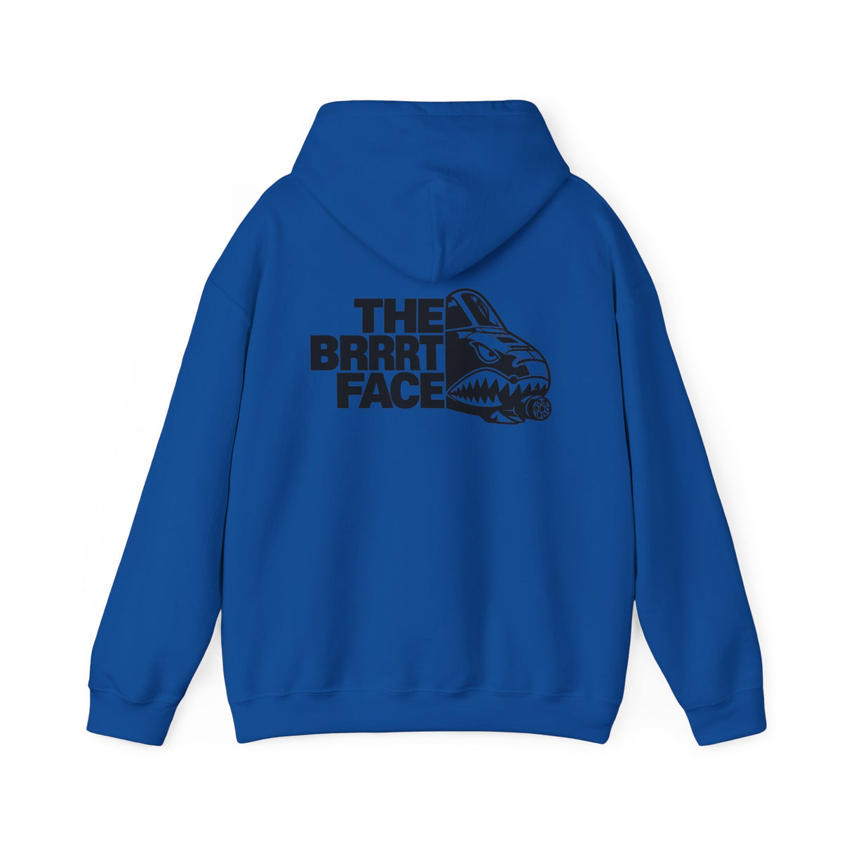 GSW 'The Brrrrt Face' Hoodie — Military Jet Nose Art Pullover