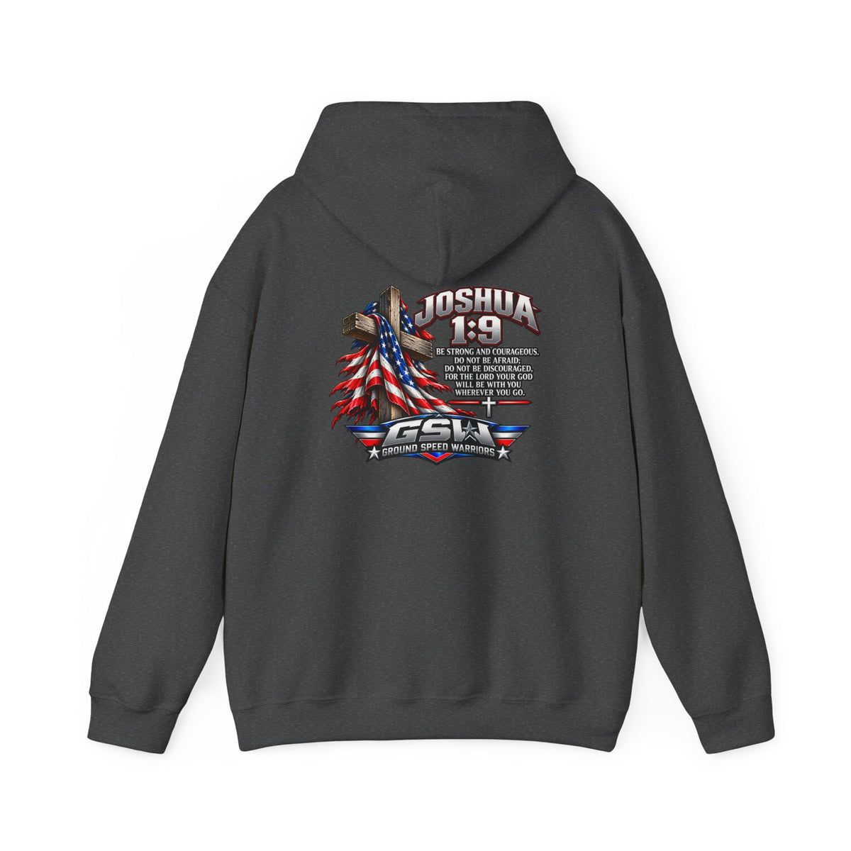 Joshua 1:9 Christian Hoodie