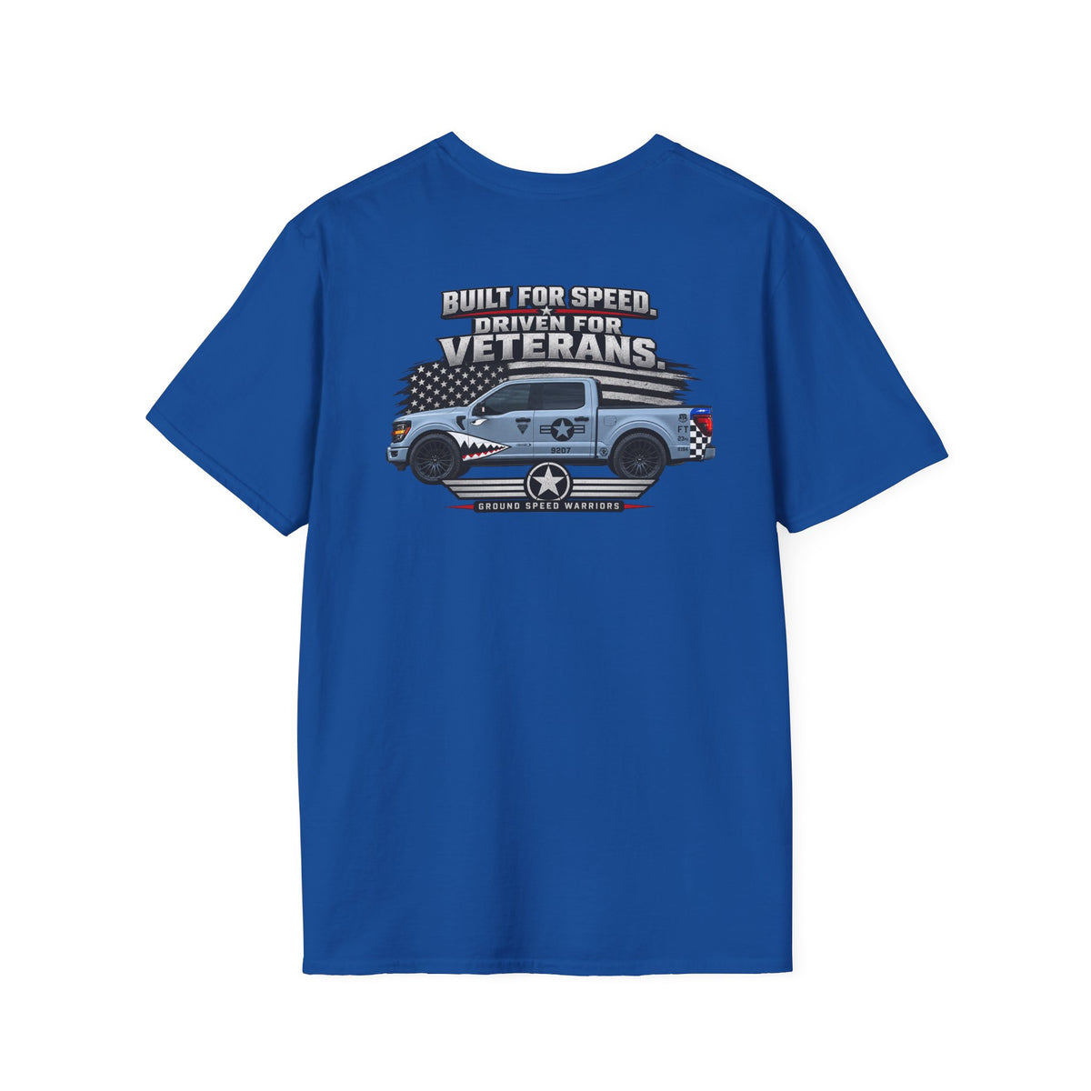 Built for Speed T-Shirt — Vintage Military Star Graphic Tee