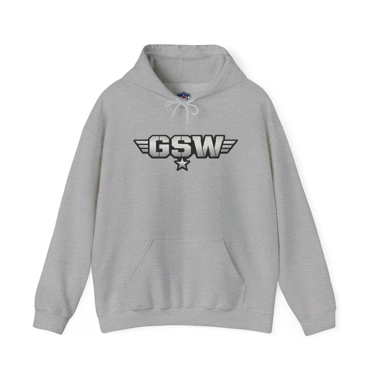 GSW 'The Brrrrt Face' Hoodie — Military Jet Nose Art Pullover