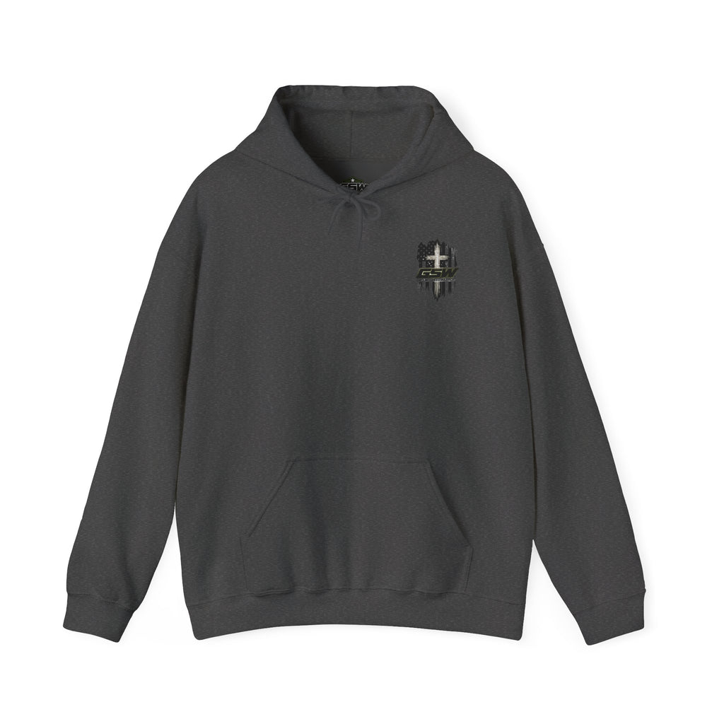 Full Armor of God Hoodie — "Put On The Full Armor of God" Christian Pullover