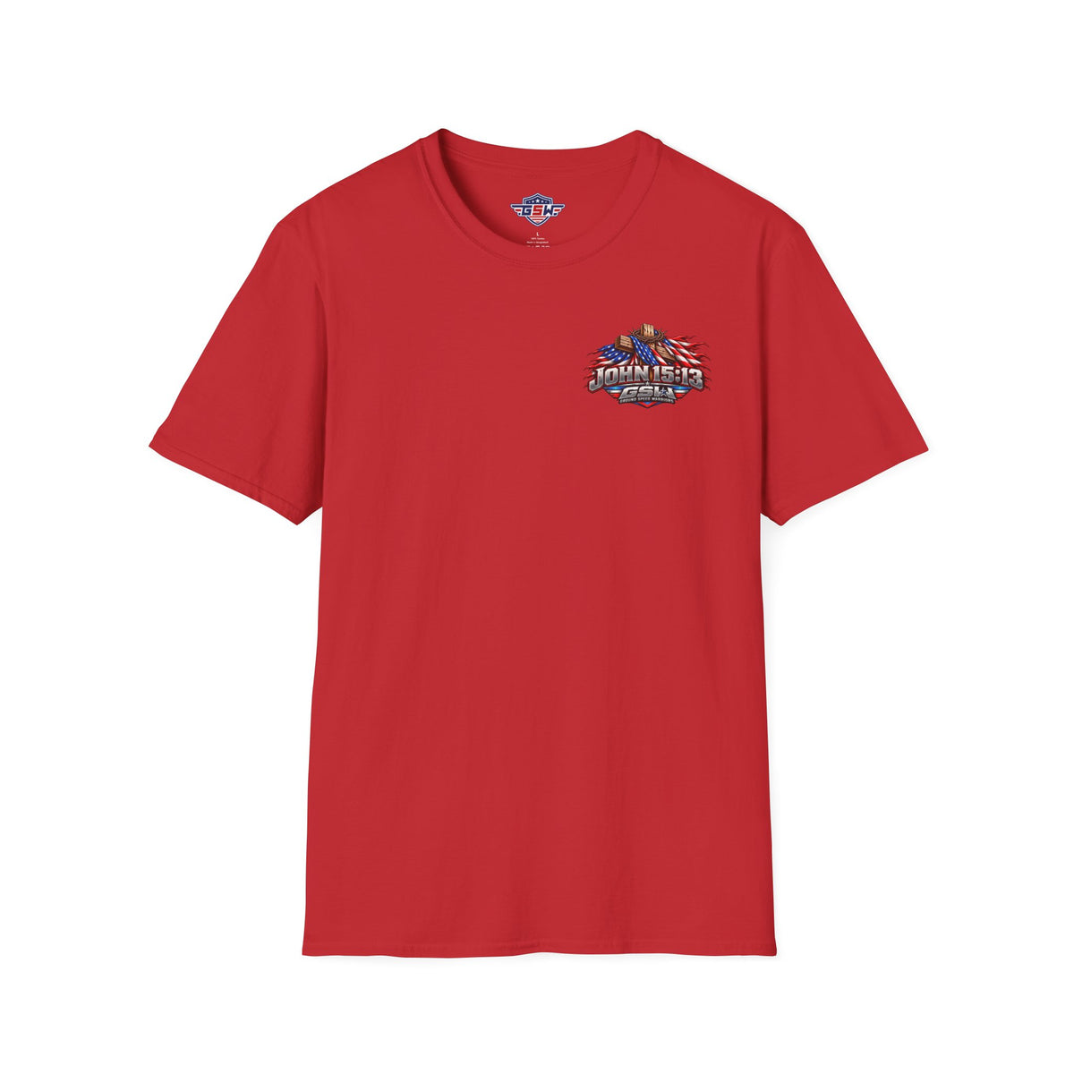 John 15:13 Christian Cross T-Shirt