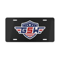 GSW Shield Vanity Plate — Patriotic License Plate Front Tag