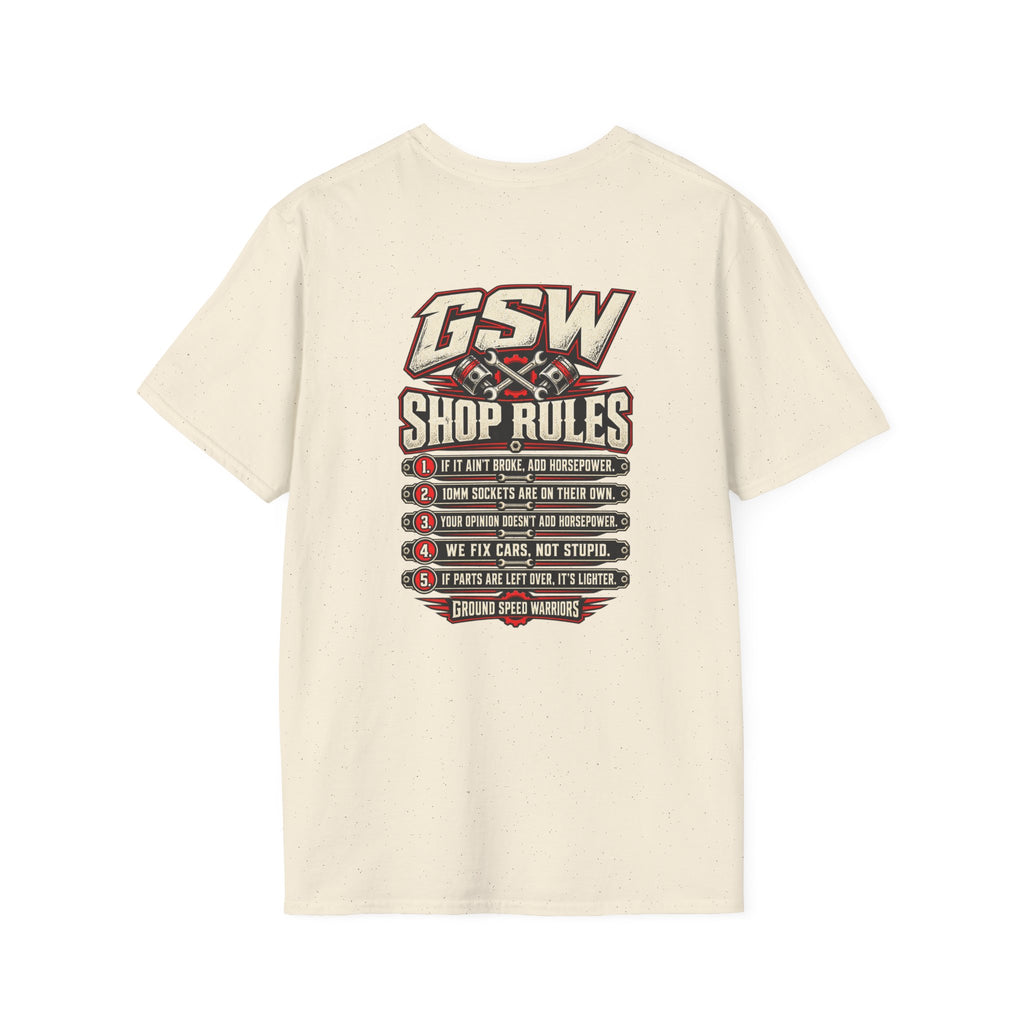 GSW Shop Rules Graphic T-Shirt