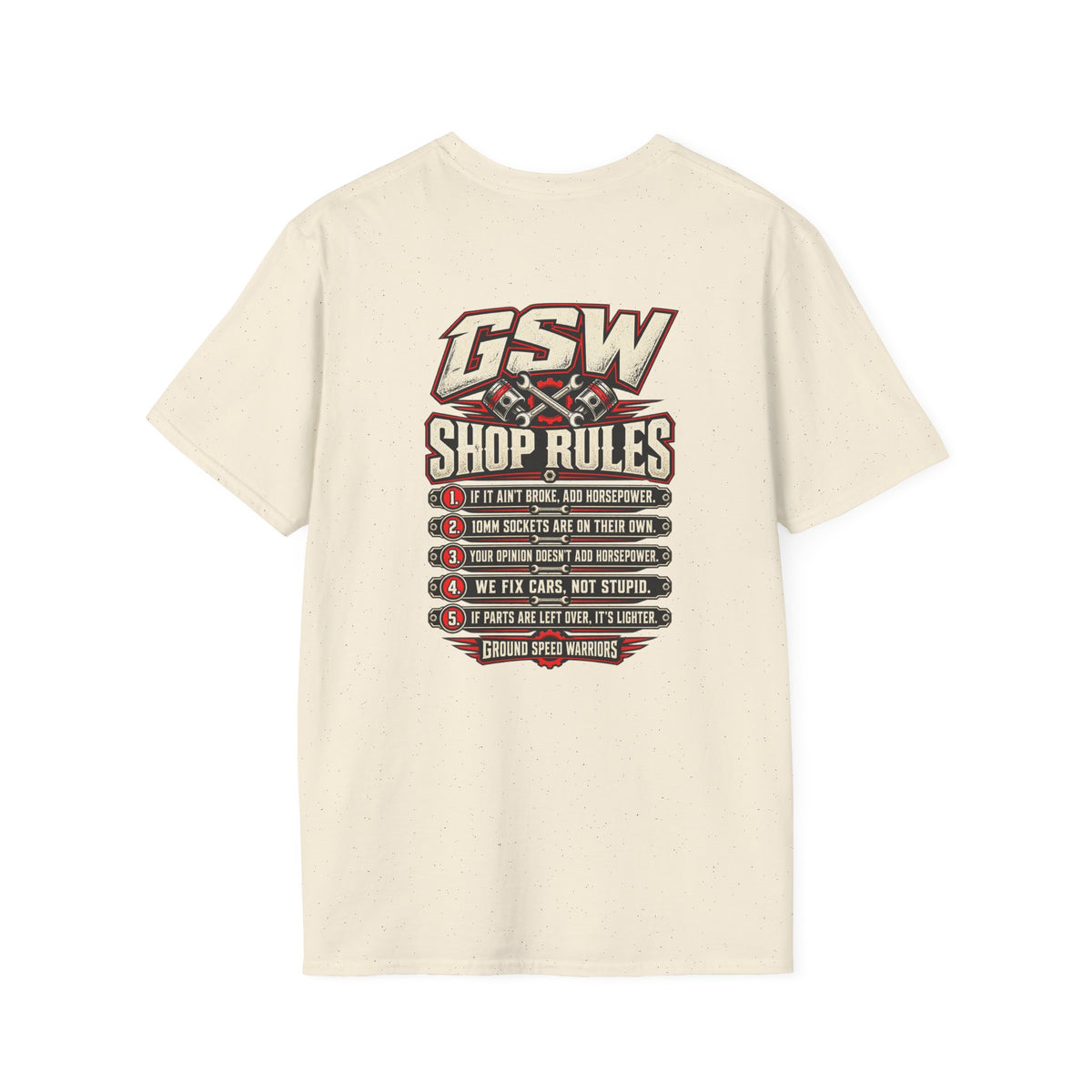 GSW Shop Rules Graphic T-Shirt
