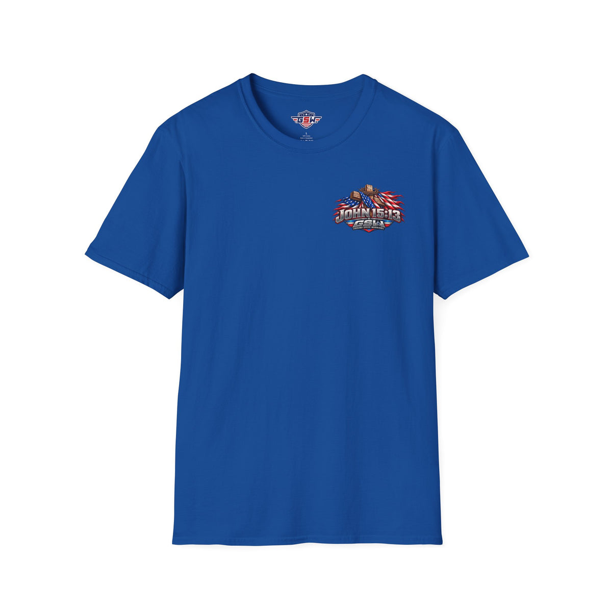 John 15:13 Christian Cross T-Shirt