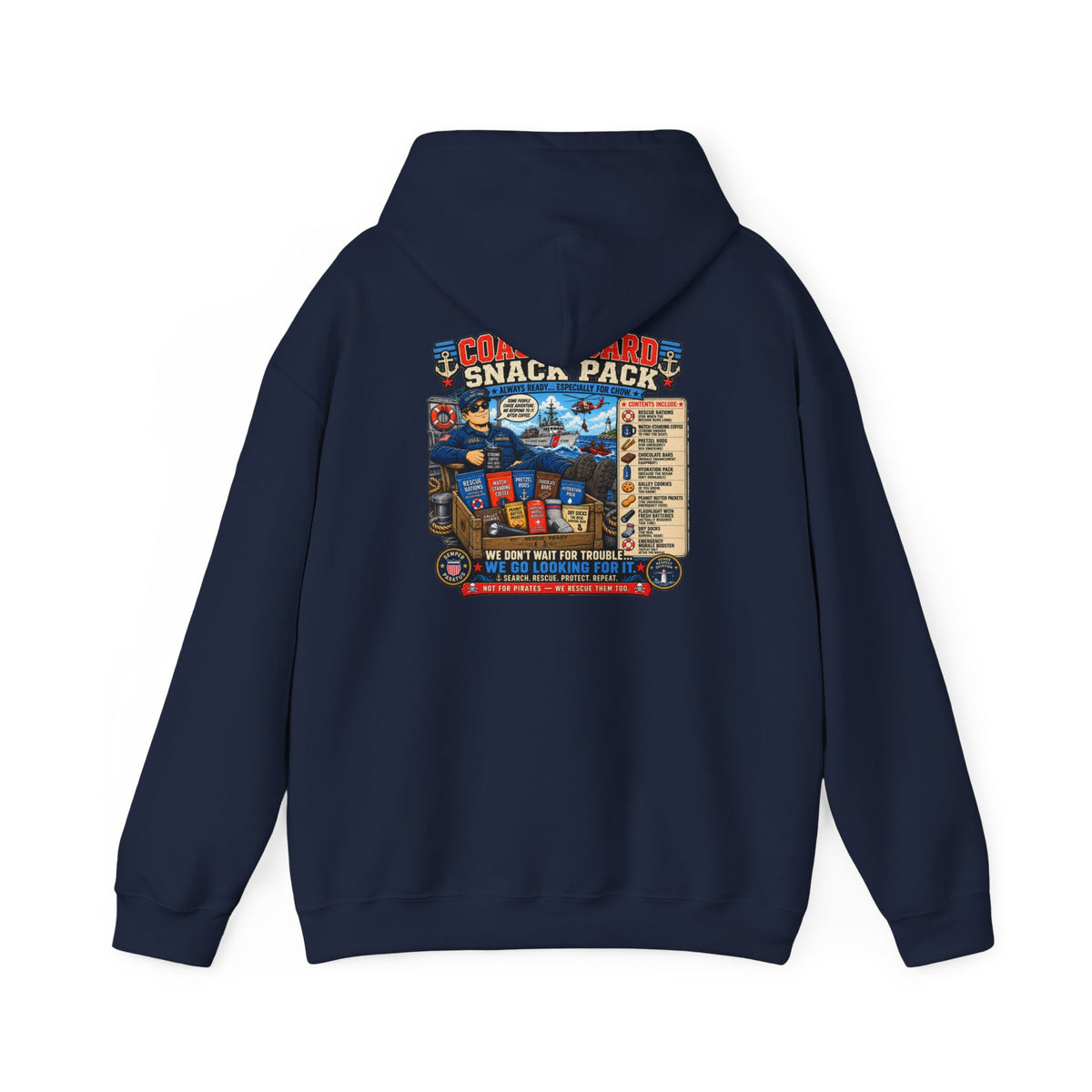 Coastguard Snack Pack Vintage Pullover