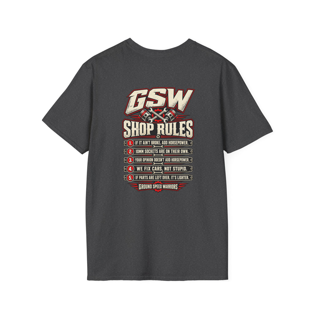GSW Shop Rules Graphic T-Shirt