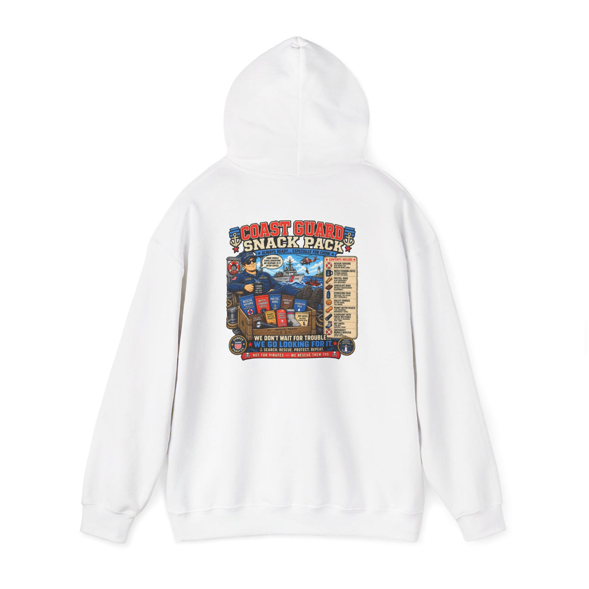 Coastguard Snack Pack Vintage Pullover
