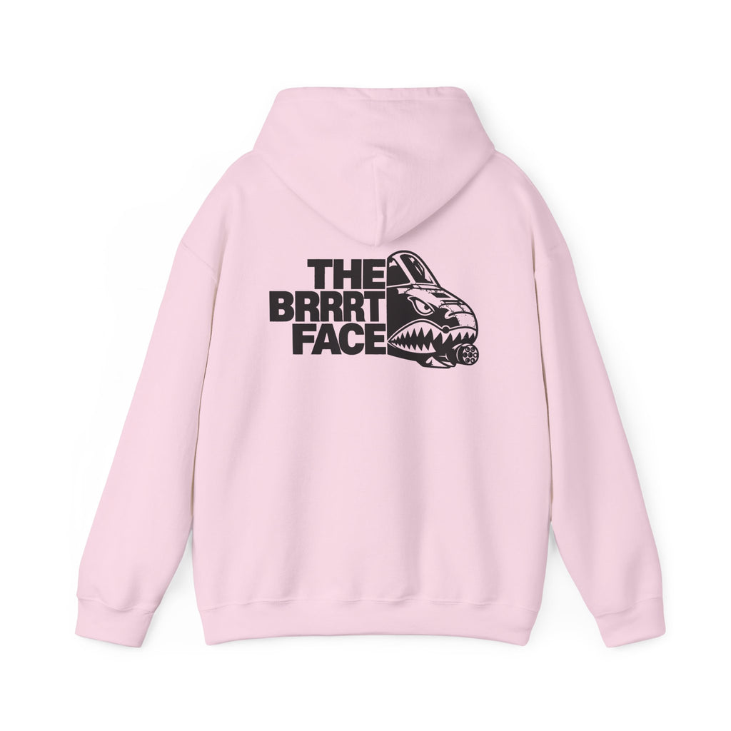 GSW 'The Brrrrt Face' Hoodie — Military Jet Nose Art Pullover