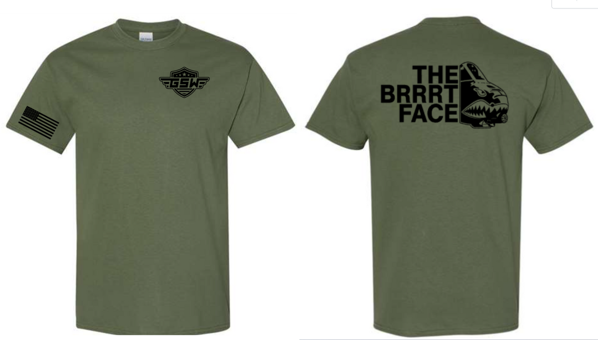 BRRRT Face Short Sleeve T-Shirt