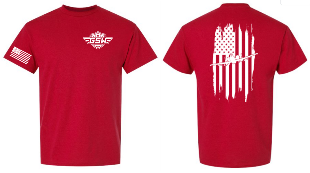 Patriotic Flag Short Sleeve T-Shirt
