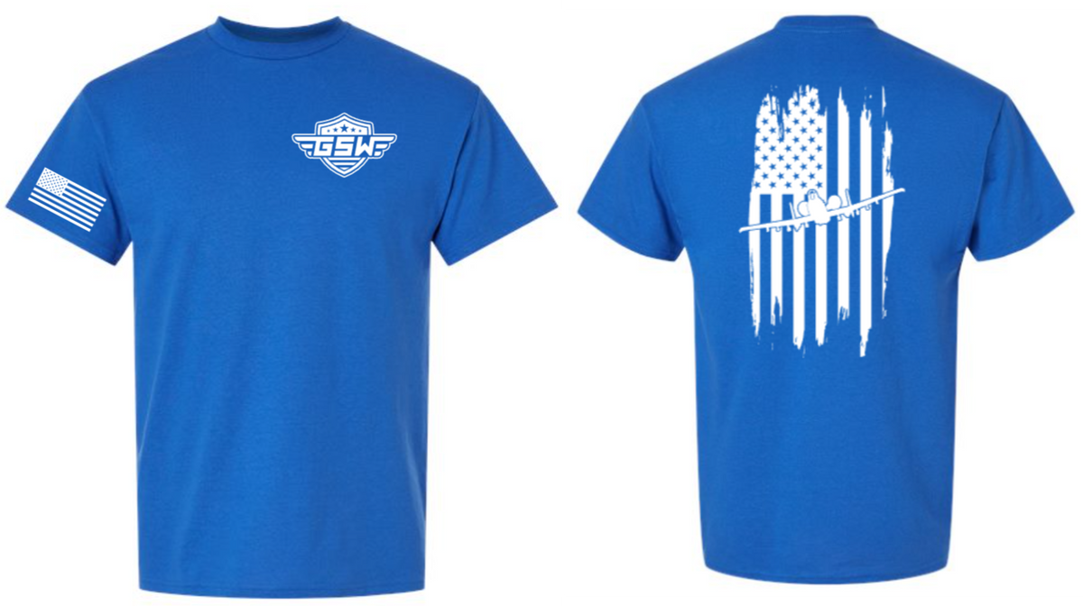 Patriotic Flag Short Sleeve T-Shirt