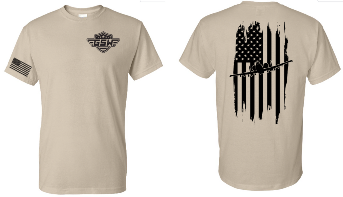Patriotic Flag Short Sleeve T-Shirt