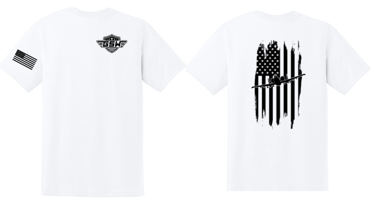 Patriotic Flag Short Sleeve T-Shirt